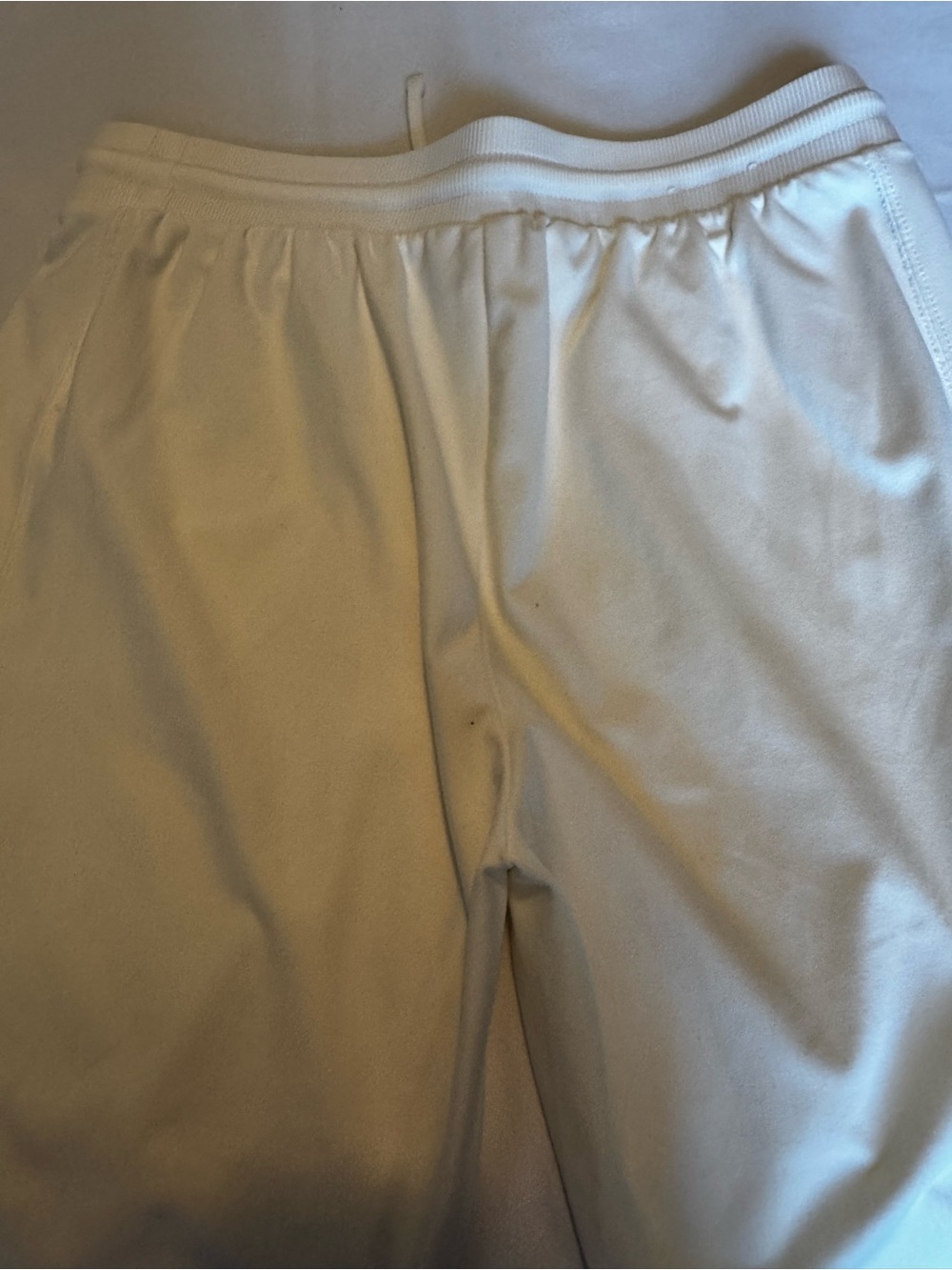 Ladies White Athletic Sweatpants - Classic Comfort